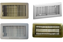 Classic White Registers